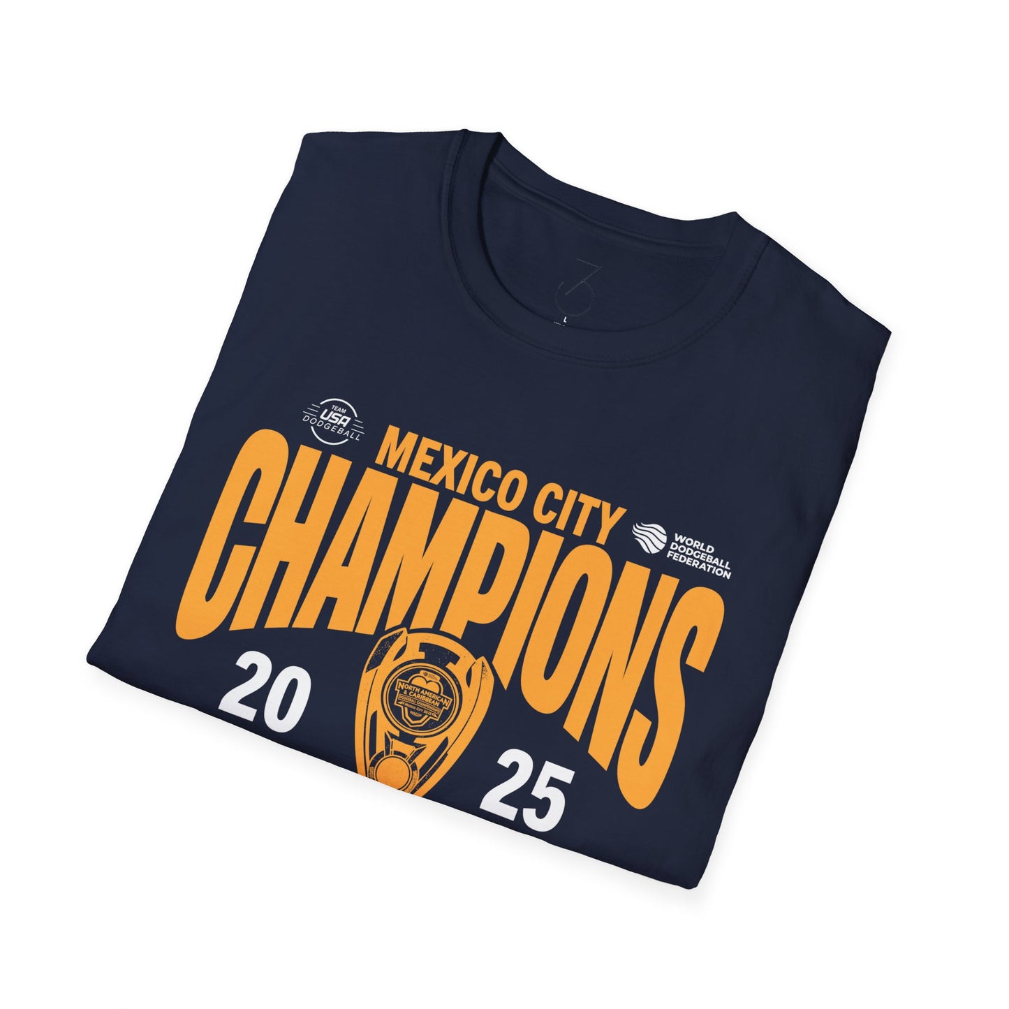 Women's Mexico City Champions 2025 T-Shirt | Team USA Dodgeball Tournament Tee